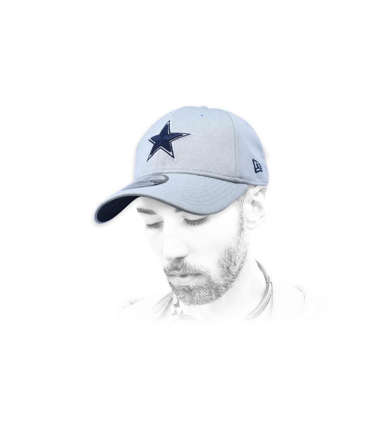 cappello grigio di Dallas Shadow Tech 39Thirty Cowboys